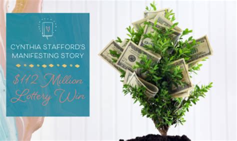 Cynthia Stafford’s Manifesting Story of $112m Lottery .